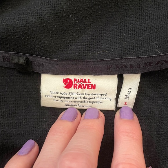 Fjallraven Abisko Trail Fleece Jacket Black | Size S - Picture 7 of 11